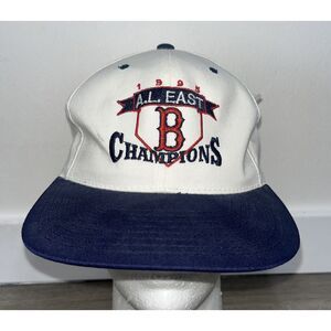 TWINS ENTERPRISE MLB BOSTON RED SOX 1995 A.L. EAST CHAMPS SNAPBACK HAT ONE SIZE